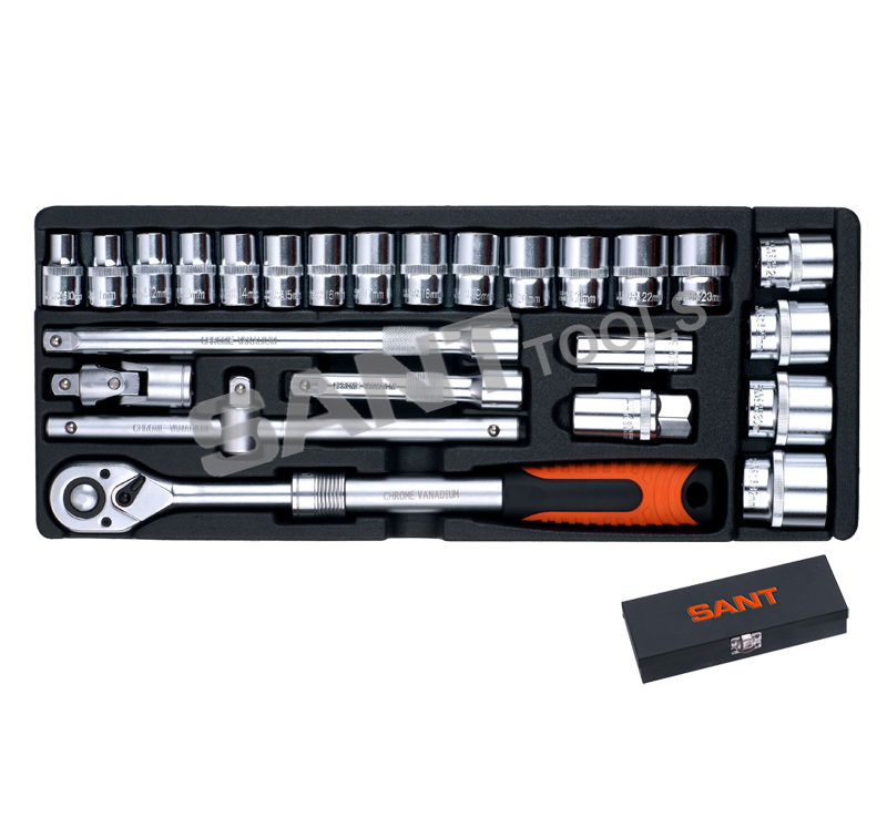 Item#122025               25pcs 1/ 2 ”  Drive Socket Set