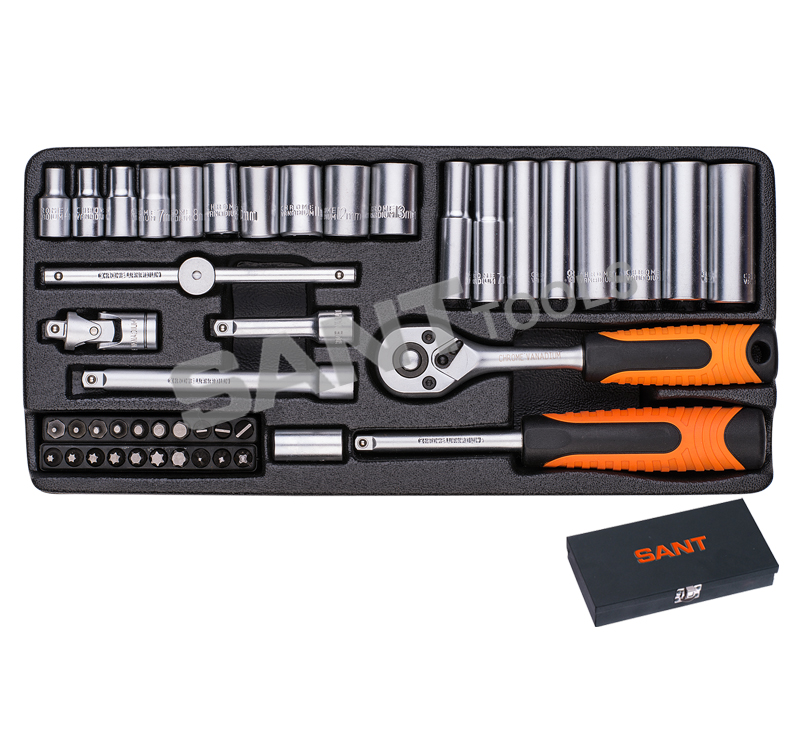 Item#142047           47pcs 1/4 Drive Socket Set